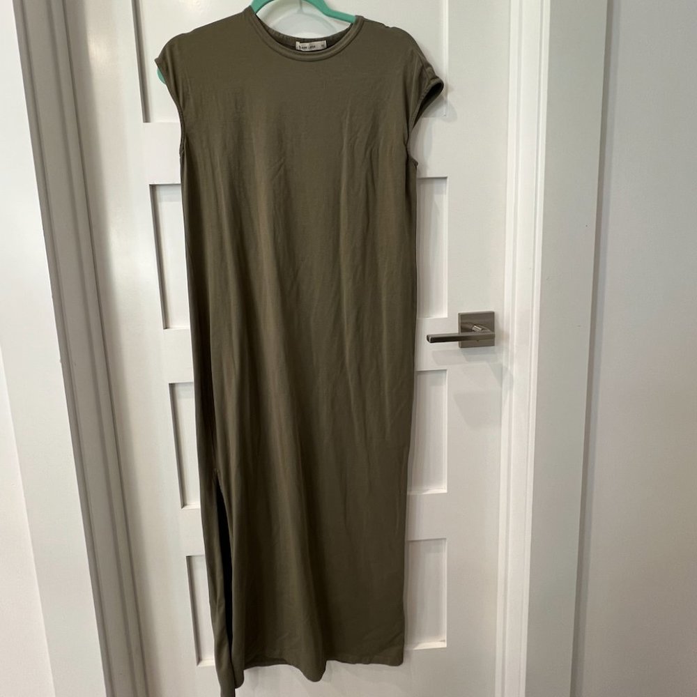 Marine Layer Taylor Maxi Dress (Olive Green, Size XS)